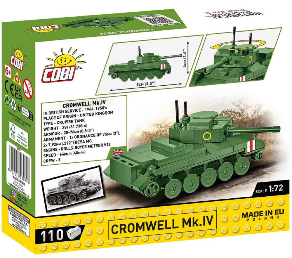 Image Pop Weasel - Image 3 of World War 2 - Cromwell Mk.IV (110 Piece Kit) - Cobi - Model - Image - Pop Weasel