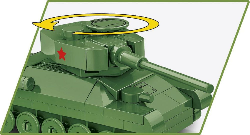 Image Pop Weasel - Image 4 of World War 2 - T-34-85 Tank (110 Piece Kit) - Cobi - Model - Image - Pop Weasel