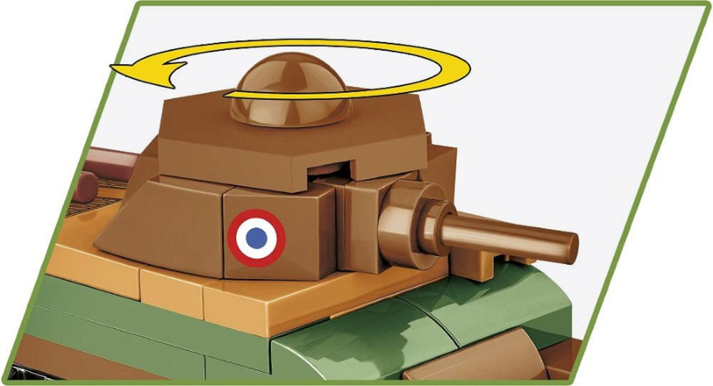 Image Pop Weasel - Image 4 of World War 2 - Somua S-35 Tank (99 Piece Kit) - Cobi - Model - Image - Pop Weasel