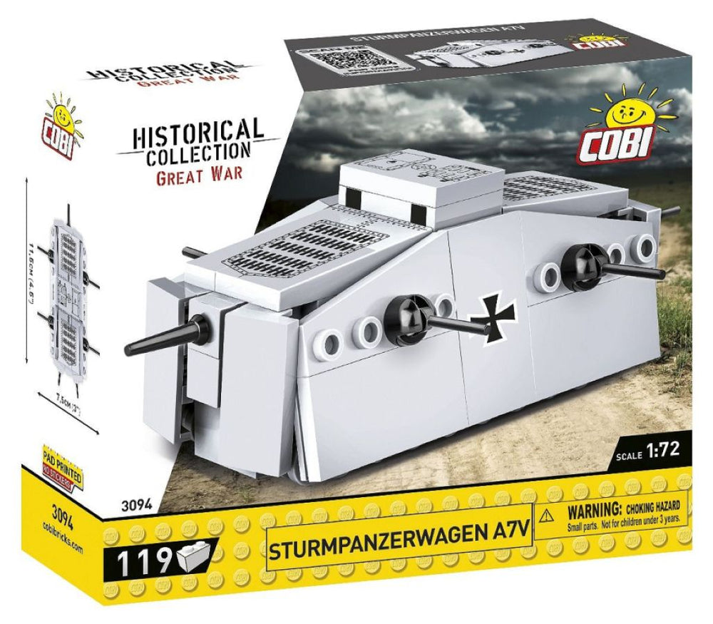 Image Pop Weasel - Image 2 of World War 2 - Sturmpanzerwagen A7V (119 Piece Kit) - Cobi - Model - Image - Pop Weasel