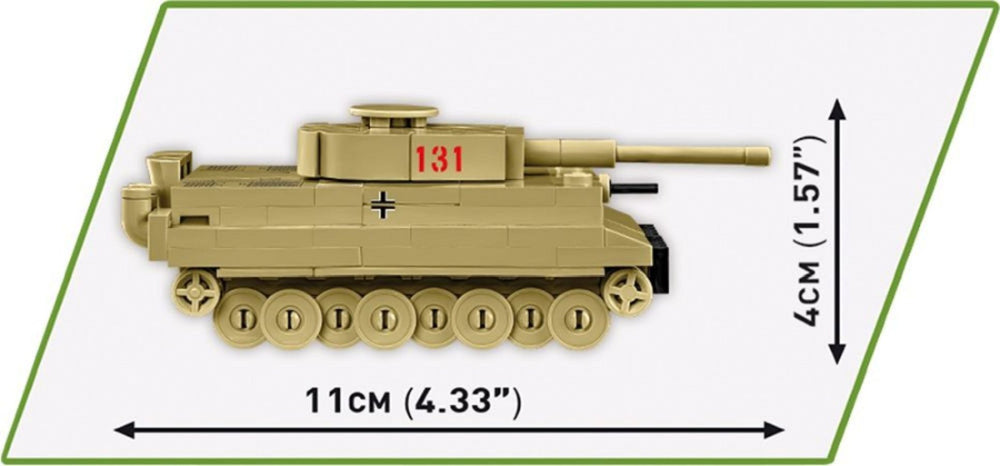 Image Pop Weasel - Image 4 of World War 2 - I 131 Tiger (161 Piece Kit) - Cobi - Model - Image - Pop Weasel
