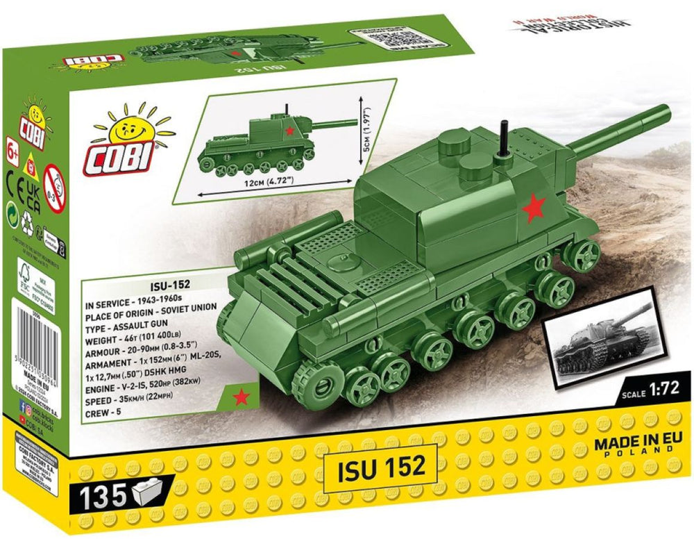Image Pop Weasel - Image 3 of World War 2 - 152 ISU (135 Piece Kit) - Cobi - Model - Image - Pop Weasel