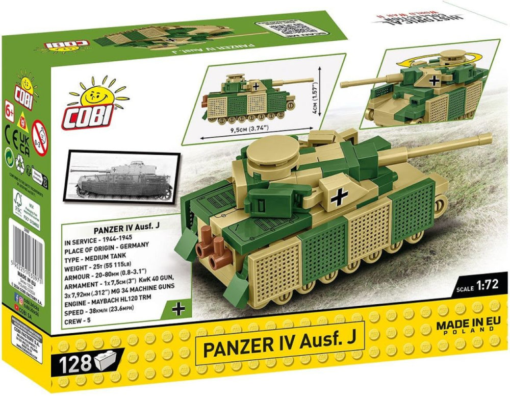 Image Pop Weasel - Image 3 of World War 2 - Panzer IV Ausf.j (130 Piece Kit) - Cobi - Model - Image - Pop Weasel