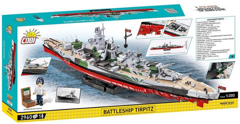 Image Pop Weasel - Image 3 of World War 2 - Battleship Tirpitz - Executive Edition (2960 Piece Kit) - Cobi - Model - Image - Pop Weasel