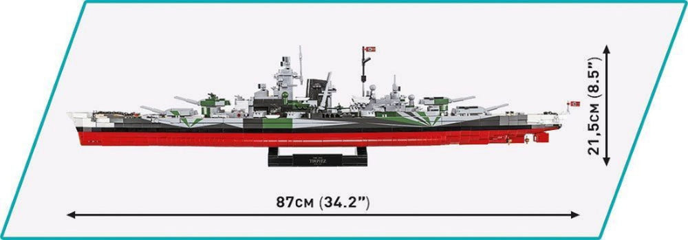 Image Pop Weasel - Image 8 of World War 2 - Battleship Tirpitz - Executive Edition (2960 Piece Kit) - Cobi - Model - Image - Pop Weasel