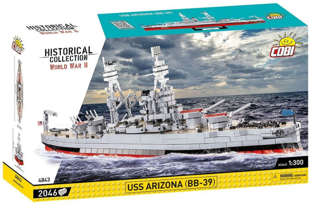 Image Pop Weasel - Image 2 of World War 2 - USS Arizona (BB-39) (2046 Piece Kit) - Cobi - Model - Image - Pop Weasel