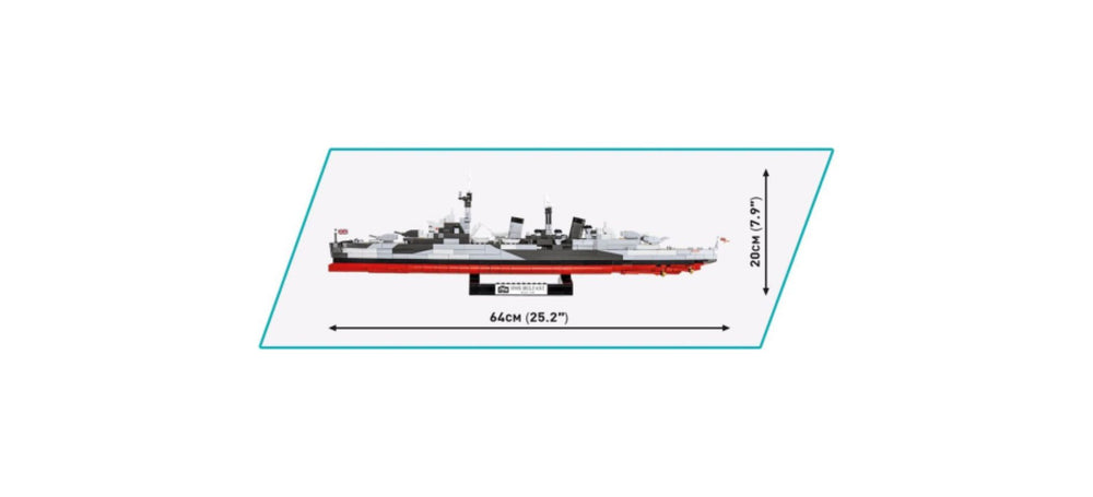 Image Pop Weasel - Image 7 of World War 2 - HMS Belfast (1515 Piece Kit) - Cobi - Model - Image - Pop Weasel