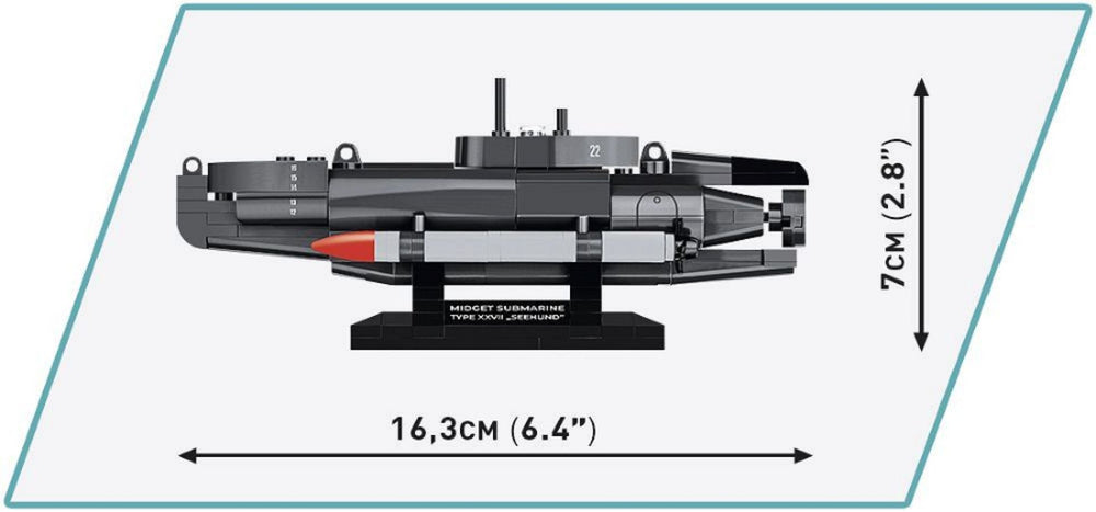 Image Pop Weasel - Image 4 of World War 2 - U-Boat XXVII \"Seehund\" (181 Piece Kit) - Cobi - Model - Image - Pop Weasel