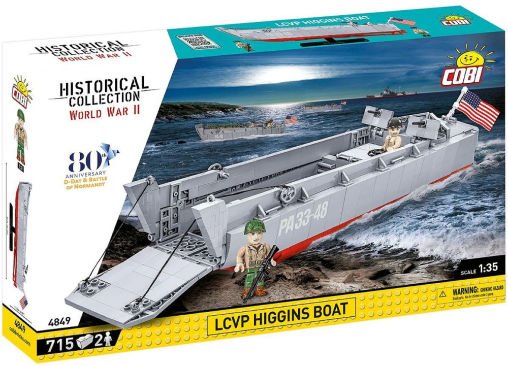 Image Pop Weasel - Image 2 of World War 2 - LCVP Higgins Boat (715 Piece Kit) - Cobi - Model - Image - Pop Weasel
