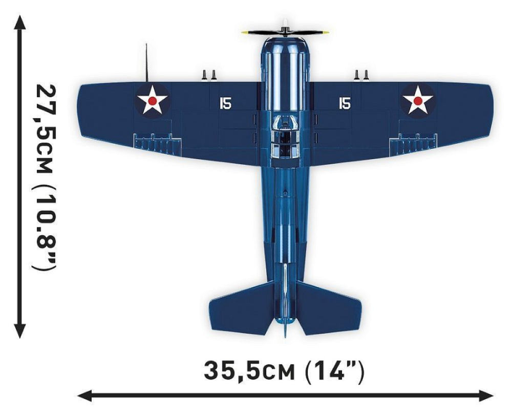 Image Pop Weasel - Image 6 of World War 2 - F4F Wildcat (Northrop Grumman) (375 Piece Kit) - Cobi - Model - Image - Pop Weasel