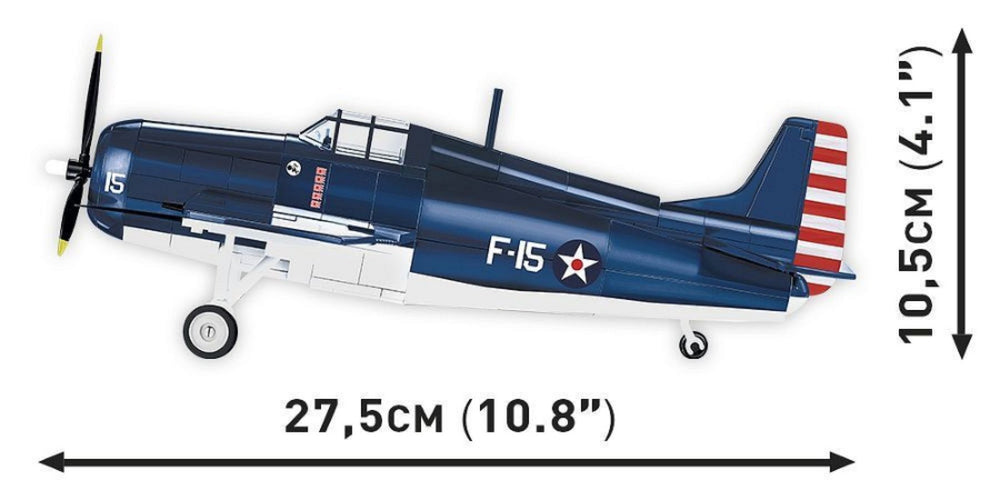Image Pop Weasel - Image 7 of World War 2 - F4F Wildcat (Northrop Grumman) (375 Piece Kit) - Cobi - Model - Image - Pop Weasel