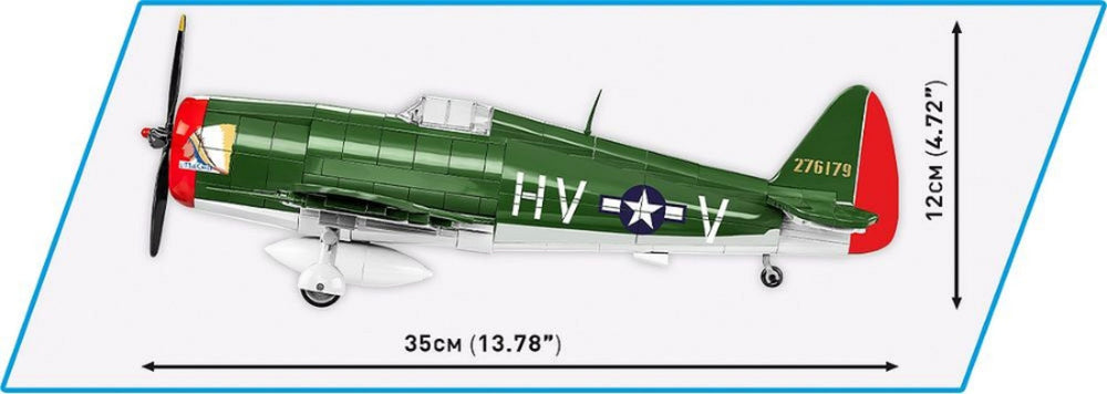 Image Pop Weasel - Image 7 of World War 2 - P-47 Thunderbolt (475 Piece Kit) - Cobi - Model - Image - Pop Weasel