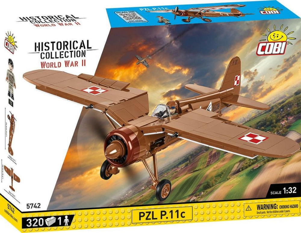 Image Pop Weasel - Image 2 of World War 2 - PZL P-11c (320 Piece Kit) - Cobi - Model - Image - Pop Weasel