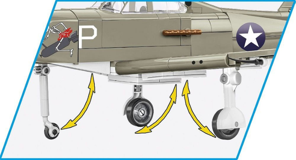 Image Pop Weasel - Image 5 of World War 2 - Bell P-39D Airacobra (US) (360 Piece Kit) - Cobi - Model - Image - Pop Weasel