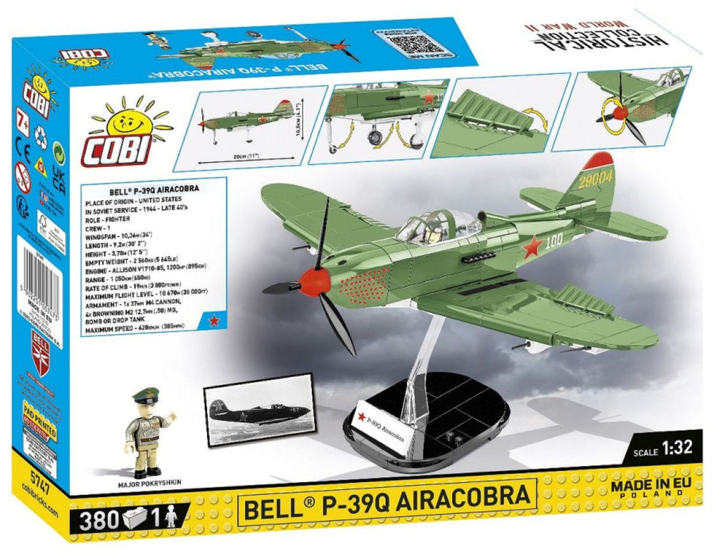 Image Pop Weasel - Image 3 of World War 2 - Bell P-39Q Airacobra (Soviet) (380 Piece Kit) - Cobi - Model - Image - Pop Weasel
