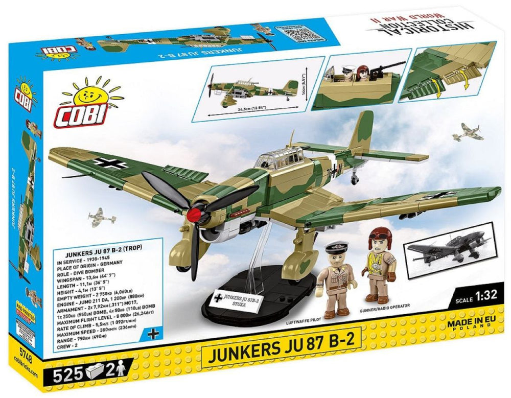 Image Pop Weasel - Image 3 of World War 2 - Junkers Ju 87 B-2 (525 Piece Kit) - Cobi - Model - Image - Pop Weasel