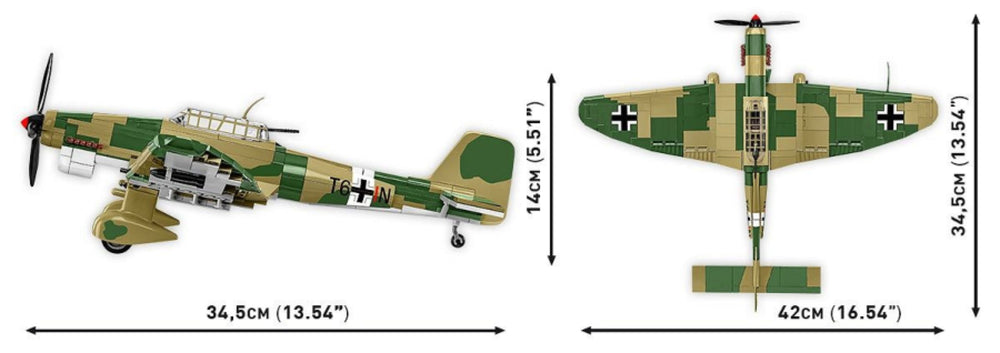 Image Pop Weasel - Image 7 of World War 2 - Junkers Ju 87 B-2 (525 Piece Kit) - Cobi - Model - Image - Pop Weasel
