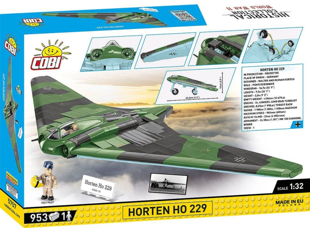 Image Pop Weasel - Image 3 of World War 2 - Horten HO229 (941 Piece Kit) - Cobi - Model - Image - Pop Weasel