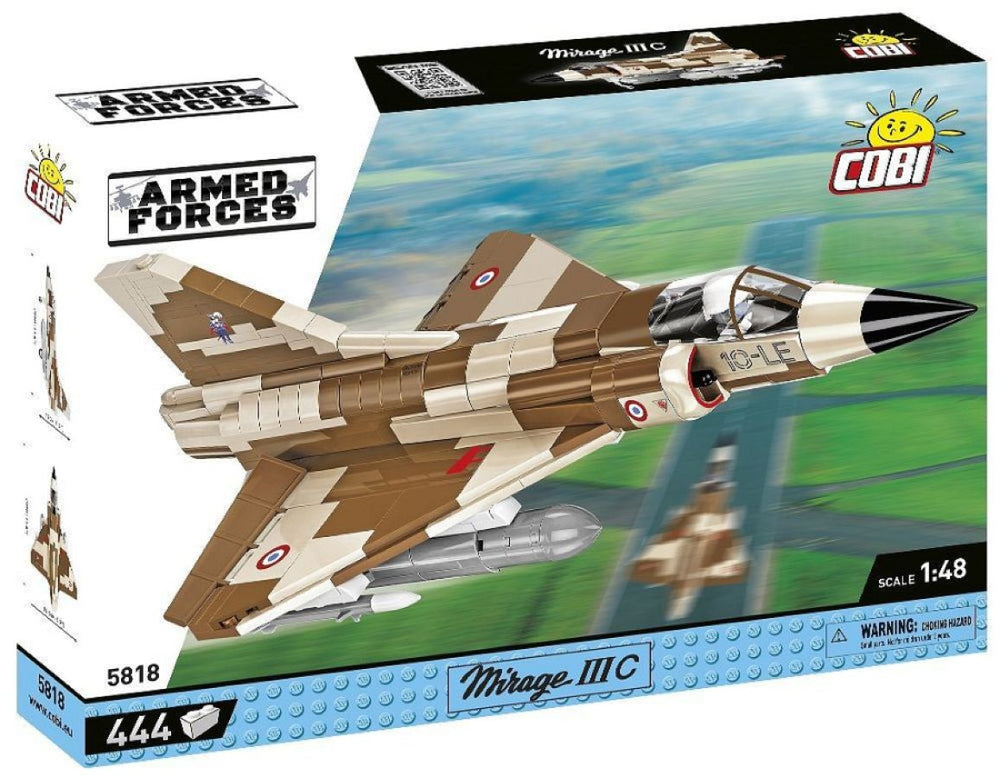 Image Pop Weasel - Image 2 of Armed Forces - Mirage IIIC Vexin (444 Piece Kit) - Cobi - Model - Image - Pop Weasel