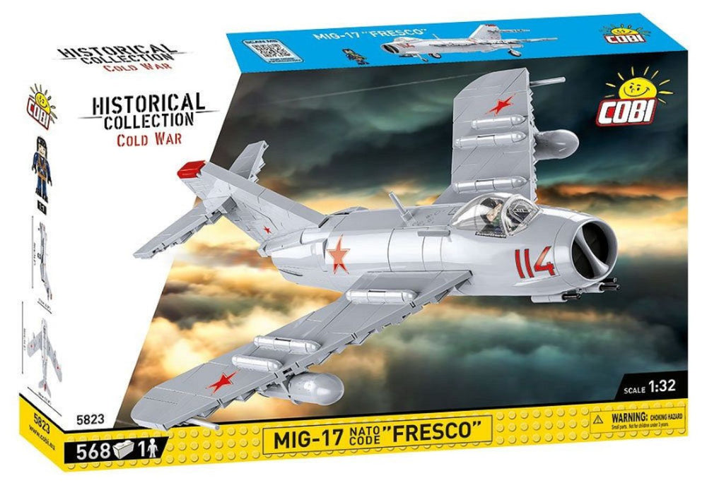 Image Pop Weasel - Image 2 of Cold War - MiG-17 NATO Code \"Fresco\" (568 Piece Kit) - Cobi - Model - Image - Pop Weasel