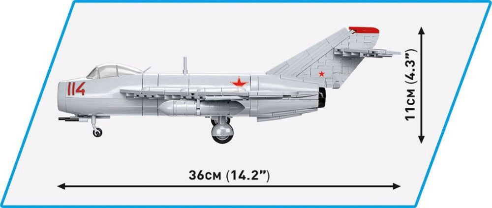 Image Pop Weasel - Image 6 of Cold War - MiG-17 NATO Code \"Fresco\" (568 Piece Kit) - Cobi - Model - Image - Pop Weasel