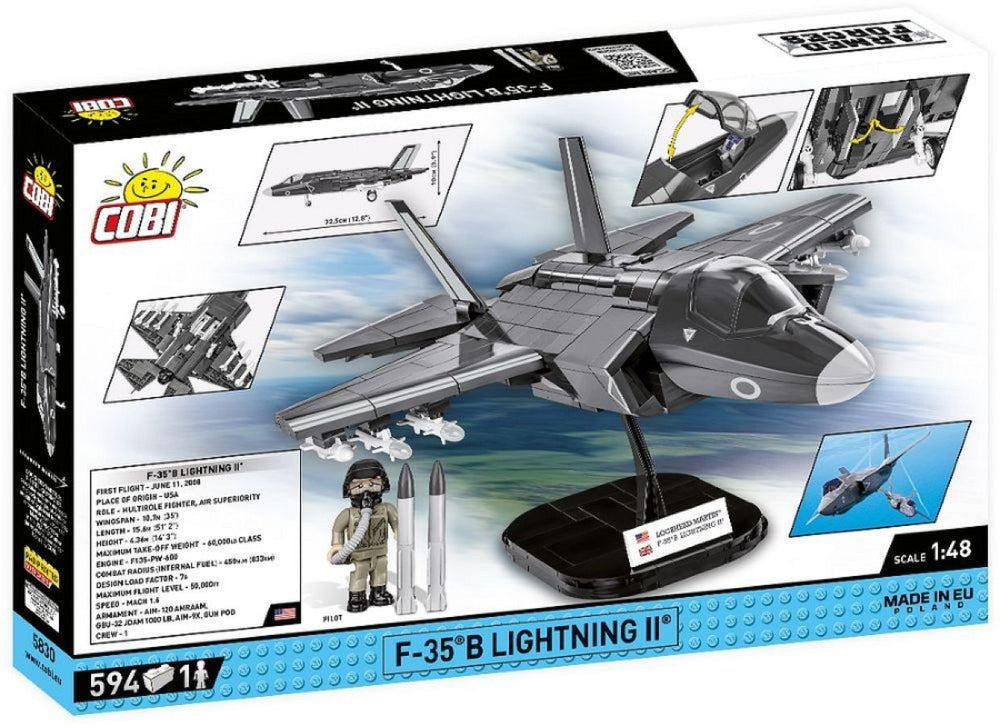 Image Pop Weasel - Image 3 of Armed Forces - F-35B Lightning II (RAF) (570 Piece Kit) - Cobi - Model - Image - Pop Weasel