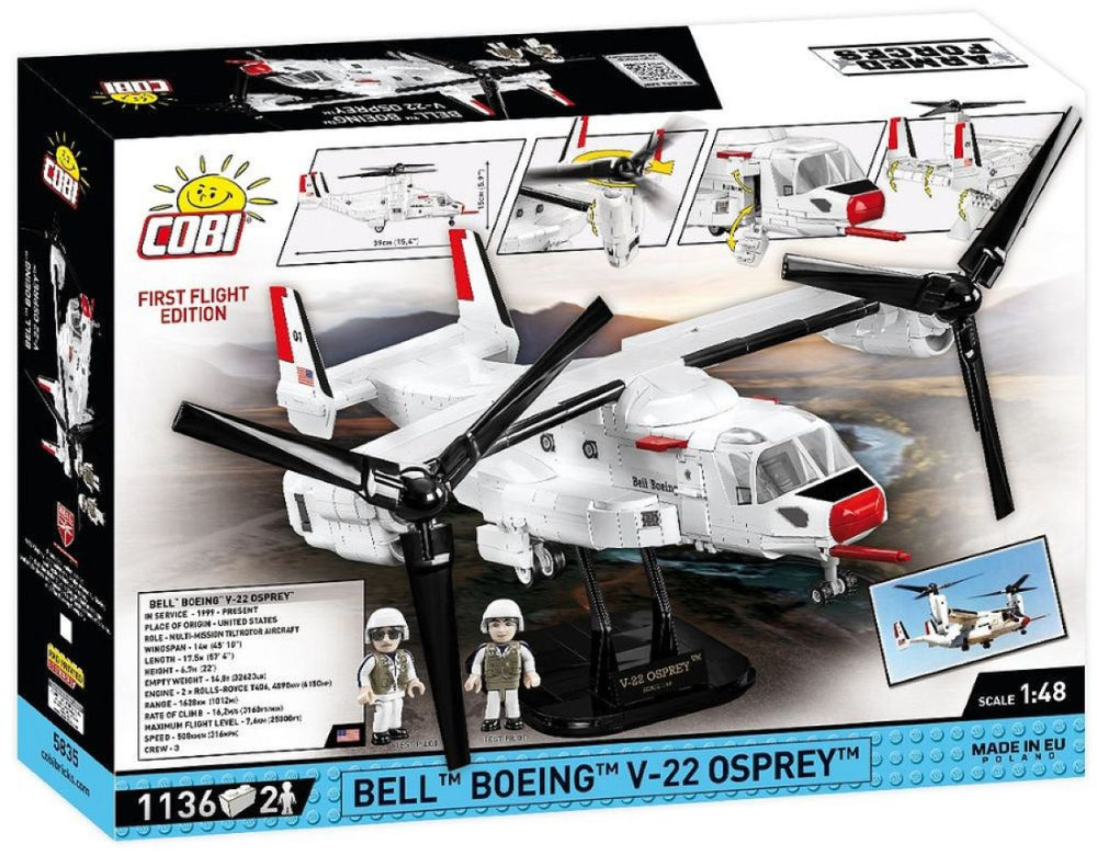 Image Pop Weasel - Image 3 of Armed Forces - Bell-Boeing V-22 Osprey (1151 Piece Kit) - Cobi - Model - Image - Pop Weasel