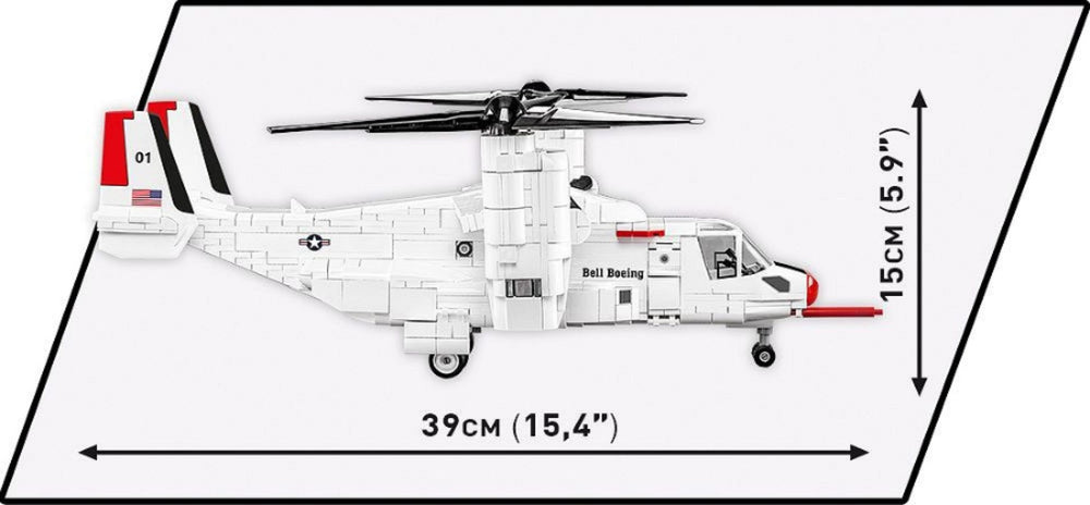 Image Pop Weasel - Image 9 of Armed Forces - Bell-Boeing V-22 Osprey (1151 Piece Kit) - Cobi - Model - Image - Pop Weasel