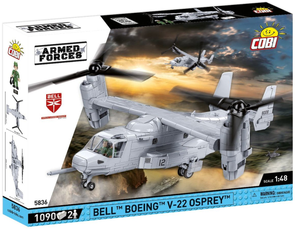 Image Pop Weasel - Image 2 of Armed Forces - Bell-Boeing V-22 Osprey (1086 Piece Kit) - Cobi - Model - Image - Pop Weasel