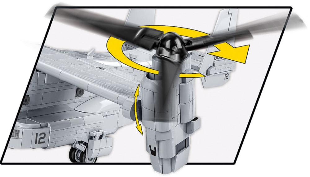 Image Pop Weasel - Image 6 of Armed Forces - Bell-Boeing V-22 Osprey (1086 Piece Kit) - Cobi - Model - Image - Pop Weasel