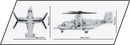 Image Pop Weasel - Image 8 of Armed Forces - Bell-Boeing V-22 Osprey (1086 Piece Kit) - Cobi