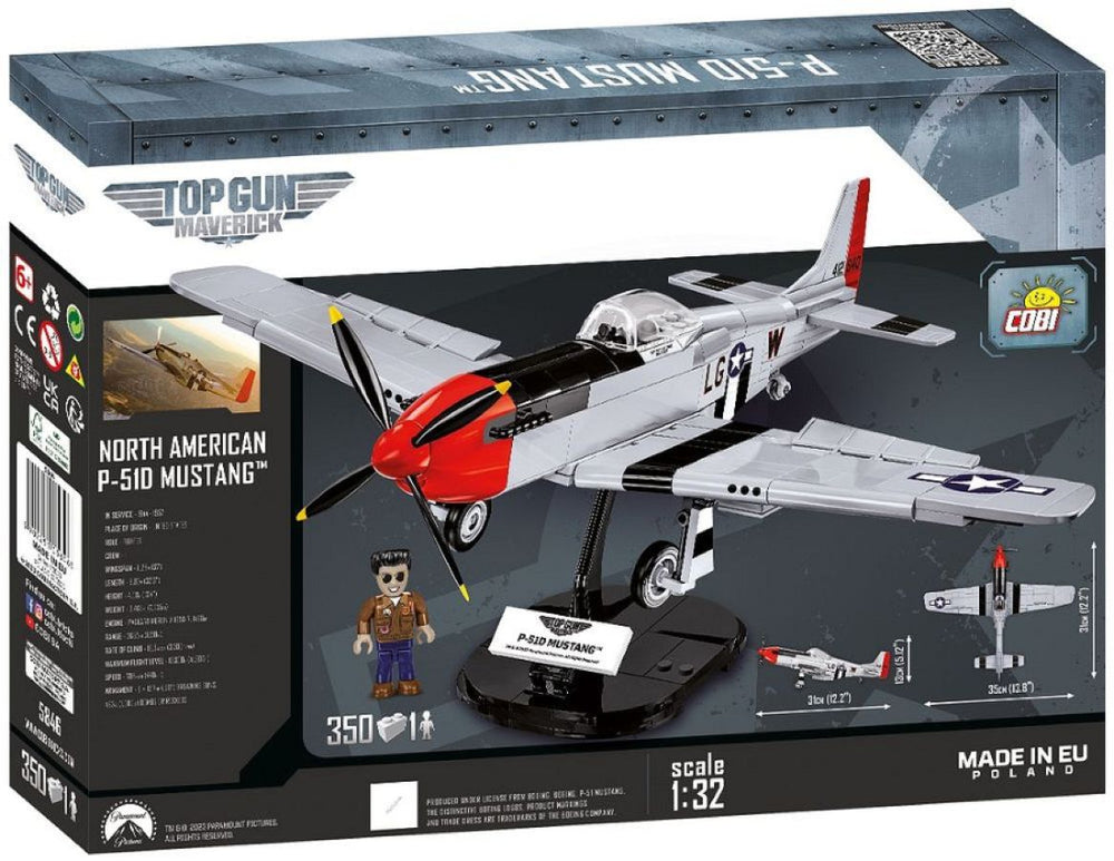 Image Pop Weasel - Image 3 of Top Gun - Mustang P-51D (350 Piece Kit) - Cobi - Model - Image - Pop Weasel