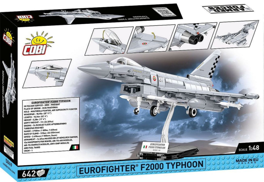 Image Pop Weasel - Image 3 of Armed Forces - Eurofighter F2000 Typhoon (642 Piece Kit) - Cobi - Model - Image - Pop Weasel