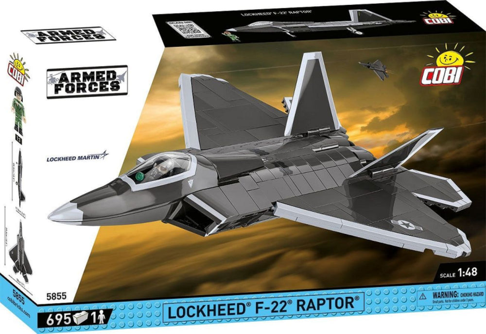 Image Pop Weasel - Image 2 of Armed Forces - Lockheed F-22 Raptor (695 Piece Kit) - Cobi - Model - Image - Pop Weasel