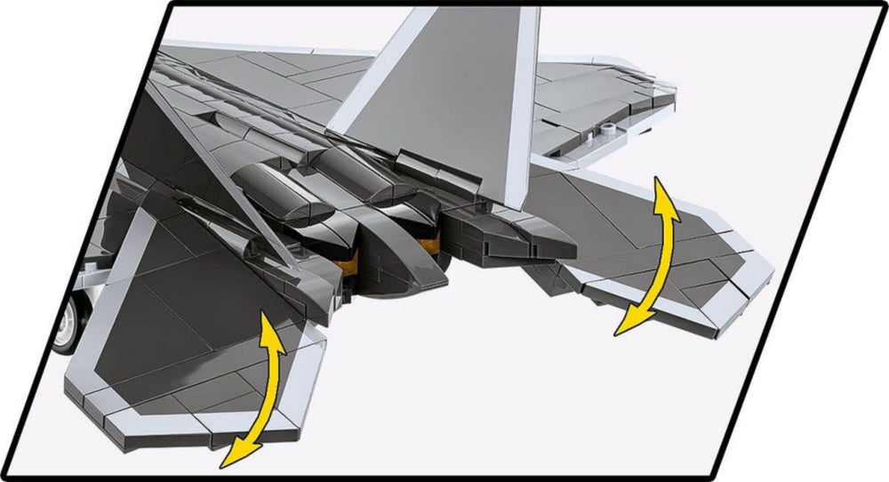 Image Pop Weasel - Image 6 of Armed Forces - Lockheed F-22 Raptor (695 Piece Kit) - Cobi - Model - Image - Pop Weasel