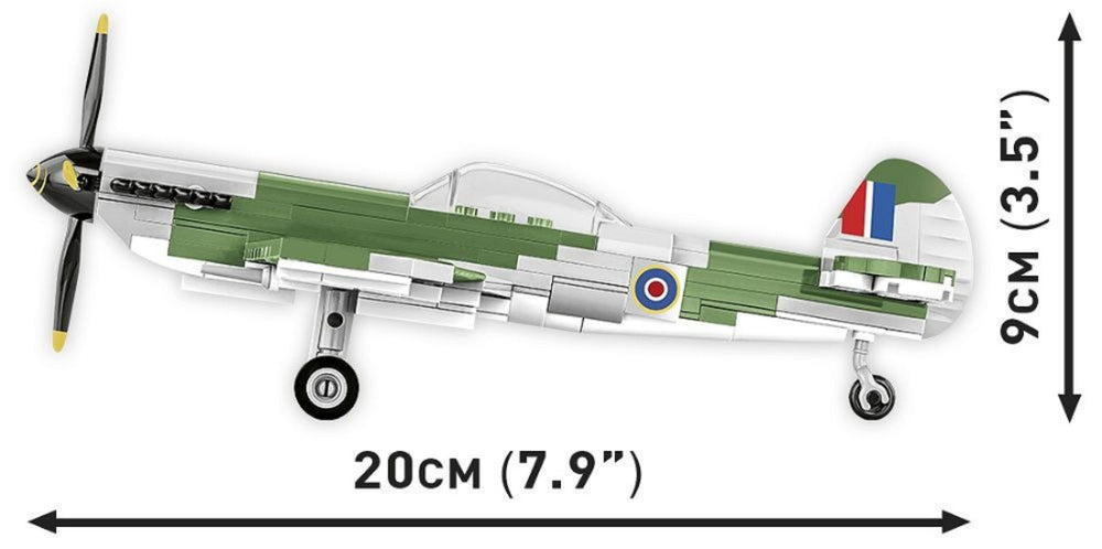 Image Pop Weasel - Image 4 of World War 2 - Spitfire Mk. XVI Bubbletop (152 Piece Kit) - Cobi - Model - Image - Pop Weasel
