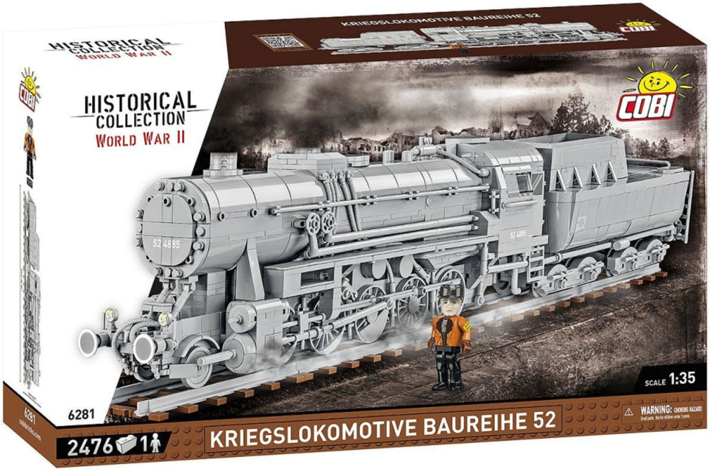 Image Pop Weasel - Image 2 of Trains - Kriegslokomotive Baureihe 52 Locomotive 1:35 Scale [2476 Pcs] - Cobi - Model - Image - Pop Weasel