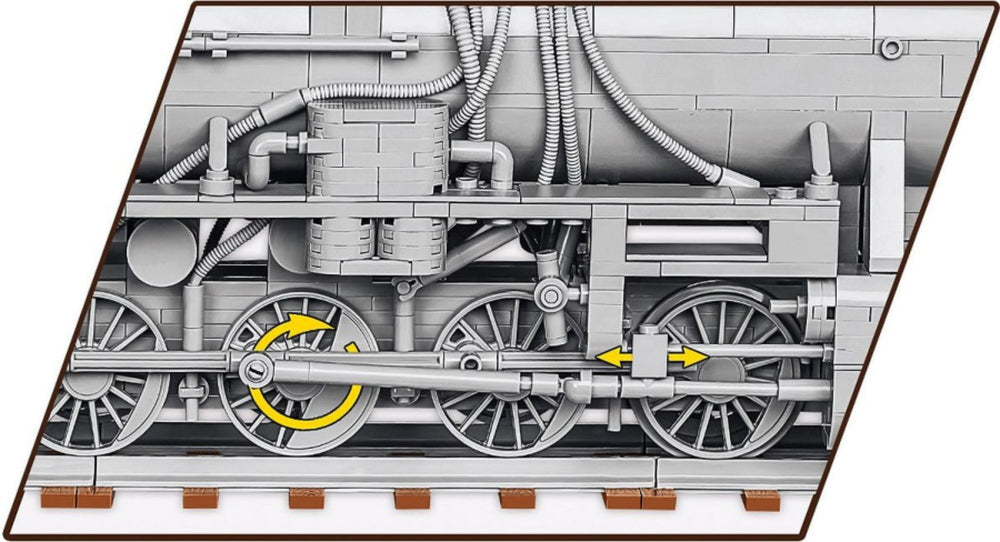 Image Pop Weasel - Image 4 of Trains - Kriegslokomotive Baureihe 52 Locomotive 1:35 Scale [2476 Pcs] - Cobi - Model - Image - Pop Weasel
