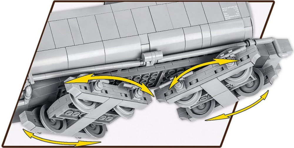 Image Pop Weasel - Image 5 of Trains - Kriegslokomotive Baureihe 52 Locomotive 1:35 Scale [2476 Pcs] - Cobi - Model - Image - Pop Weasel
