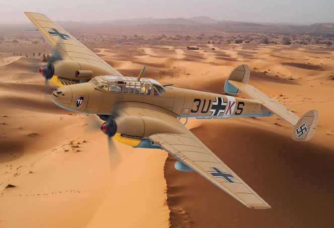 1/72 Me Bf110E-2: Trop - Model - Image - Pop Weasel