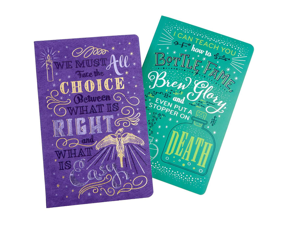 Pop Weasel Image of Harry Potter: Character Notebook Collection (Set of 2) - Dumbledore and Snape - Stationery - Image - Pop Weasel