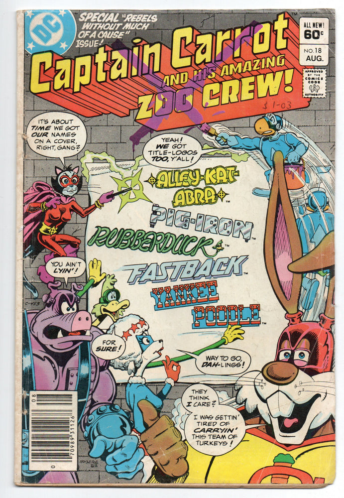 Pre-Owned - Captain Carrot and His Amazing Zoo Crew! - Pre-Owned Comics - Image - Pop Weasel