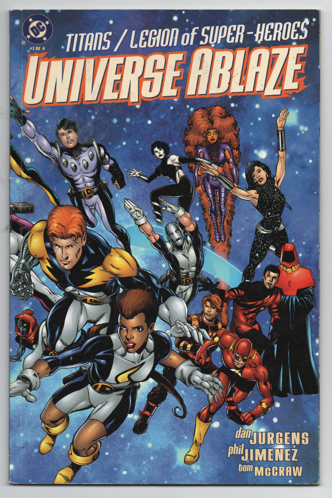 Pre-Owned - Titans / Legion of Super-Heroes: Universe Ablaze - Pre-Owned Comics - Image - Pop Weasel