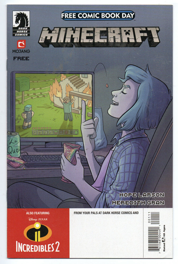 Pre-Owned - Minecraft / Incredibles 2: Free Comic Book Day 2019 - Pre-Owned Comics - Image - Pop Weasel