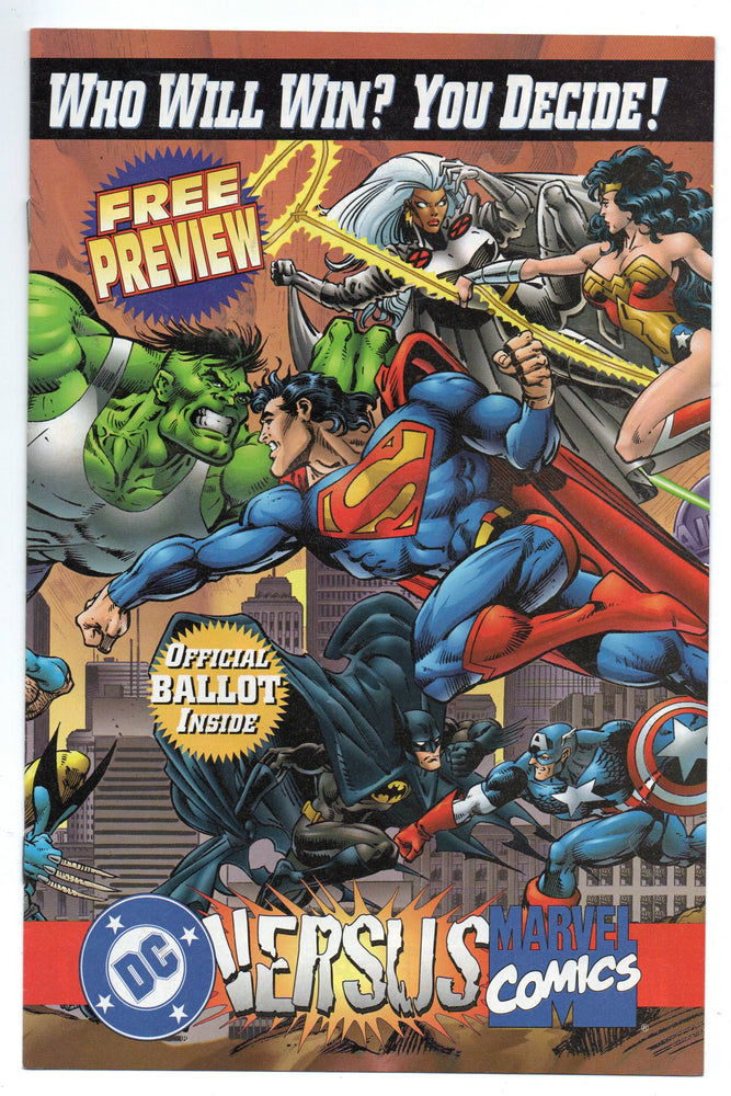 Pre-Owned - DC versus Marvel / Marvel versus DC Consumer Preview - Pre-Owned Comics - Image - Pop Weasel