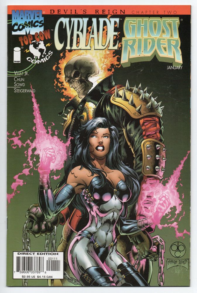 Pre-Owned - Cyblade / Ghost Rider - Pre-Owned Comics - Image - Pop Weasel