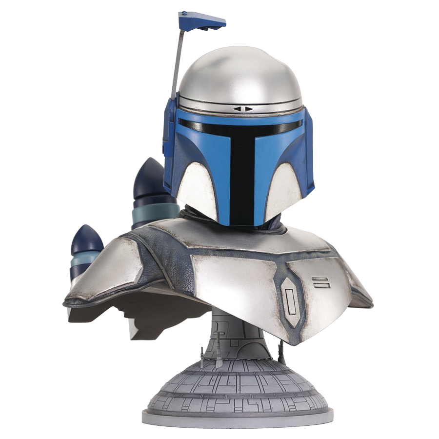 Star Wars - Jango Fett Legends In 3D 1:2 Scale Bust - Diamond Select Toys -  - Image - Pop Weasel
