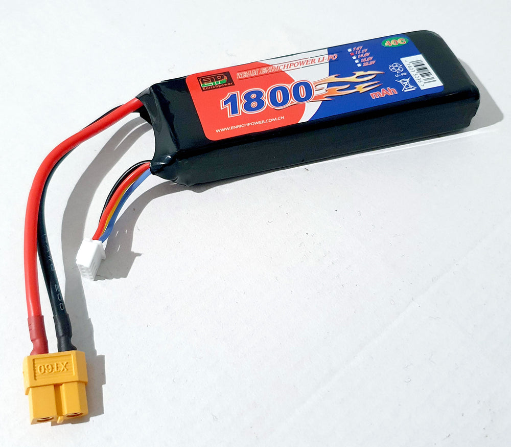 xxLi-Po 11.1v 1800mAh 40C XT60 - Model - Image - Pop Weasel