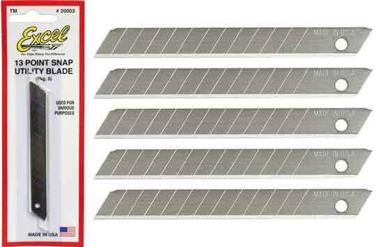 Snap-off Blades Small B33 Pk5 - Model - Image - Pop Weasel