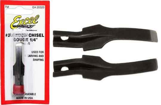 xxW/Carving Chisel 1/4" PK2 - Model - Image - Pop Weasel